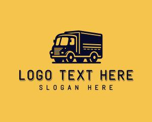 Dispatch - Cargo Delivery Truck logo design