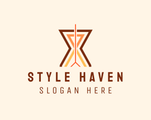 Souvenir Shop - Modern Sand Hourglass logo design