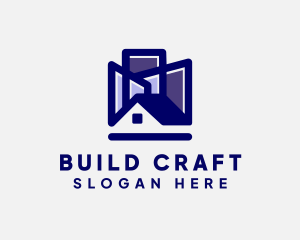 House Building Realtor logo design