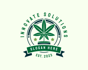 Marijuana Leaf Plant Logo