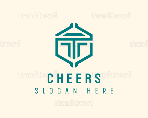 Geometric Company Letter T Logo