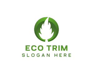 Eco Leaf Nature logo design