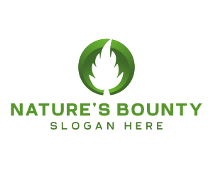 Eco Leaf Nature logo design