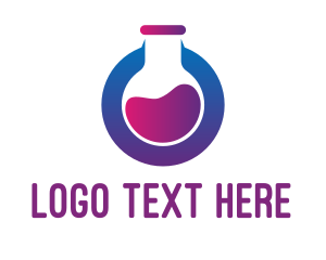 Experiment - Tech Laboratory Flask logo design