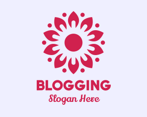 Event Styling - Sunny Pink Flower logo design