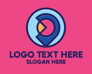 Location - Colorful Location Pin logo design