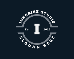 Hipster Studio Badge logo design