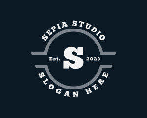 Hipster Studio Badge logo design