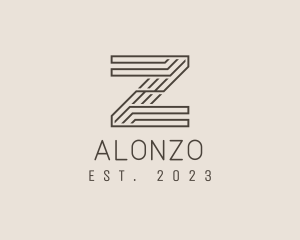 Minimal Tech Letter Z  logo design