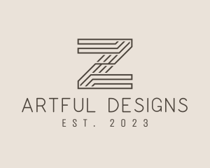 Minimal Tech Letter Z  logo design