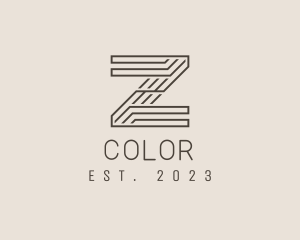 Minimal Tech Letter Z  logo design