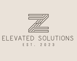 Minimal Tech Letter Z  logo design