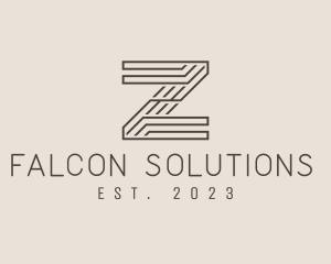 Minimal Tech Letter Z  logo design