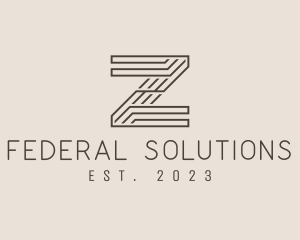 Minimal Tech Letter Z  logo design