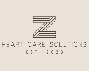 Minimal Tech Letter Z  logo design