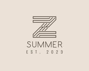 Minimal Tech Letter Z  logo design