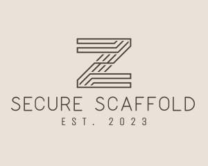 Scaffolding - Minimal Tech Letter Z logo design