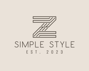 Minimal - Minimal Tech Letter Z logo design