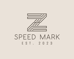 Minimal Tech Letter Z  logo design