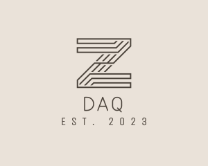 Art - Minimal Tech Letter Z logo design