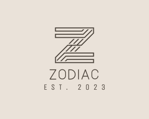 Minimal Tech Letter Z  logo design