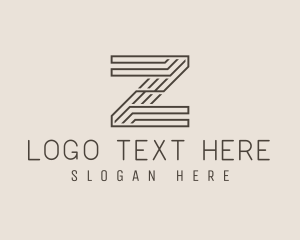 Minimal Tech Letter Z  Logo