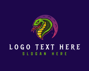 League - Wild Cobra Snake logo design