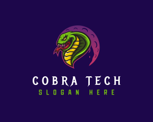 Wild Cobra Snake logo design