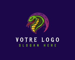 Villain - Wild Cobra Snake logo design