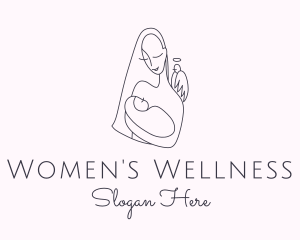 Gynecologist - Girl Baby Parenthood logo design