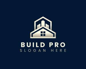 Building House Construction logo design