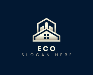 Real Estate - Building House Construction logo design