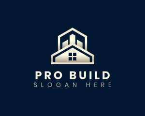 Building House Construction logo design