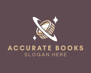 Bookkeeping - Coin Sparkle Currency logo design