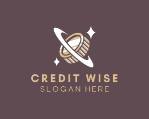 Credit - Coin Sparkle Currency logo design