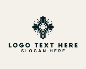 Retreat - Spiritual Cross Church logo design