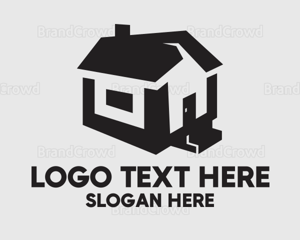 Isometric House Realtor Logo