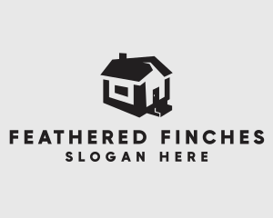 Isometric House Realtor logo design