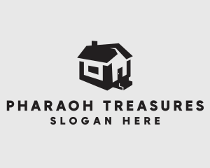 Isometric House Realtor logo design