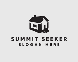 Isometric House Realtor logo design