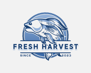 Market - Fish Seafood Market logo design