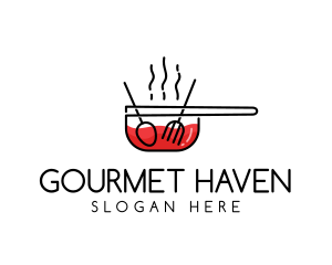 Soup Pot Restaurant logo design