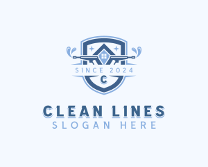 Cleaning Pressure Washer logo design