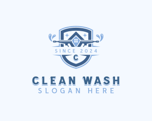 Cleaning Pressure Washer logo design