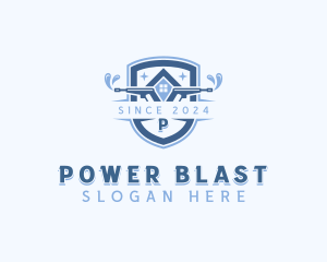 Cleaning Pressure Washer logo design