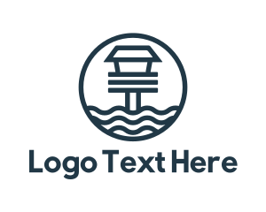 Beach House - Ocean Beach House logo design