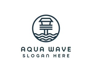 Ocean Beach House logo design