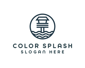 Ocean Beach House logo design