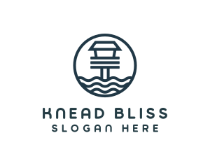 Ocean Beach House logo design