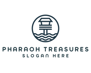 Ocean Beach House logo design